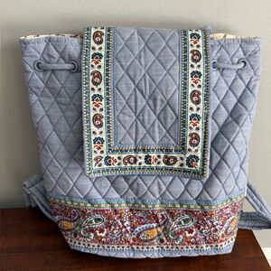 VERA BRADLEY Original Drawstring Chambray Backpack